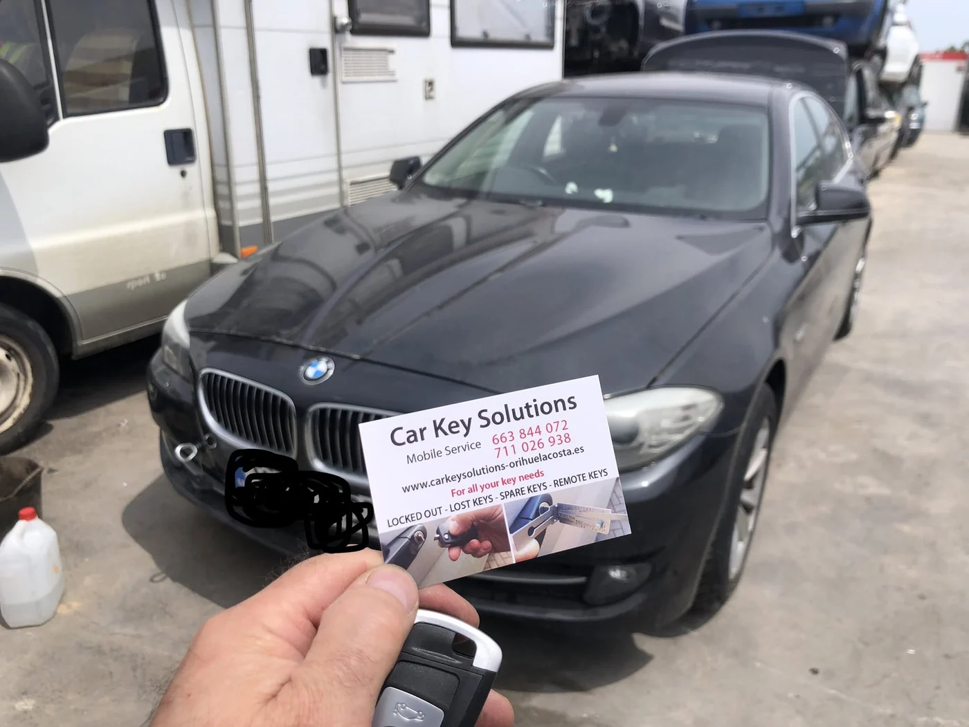 BMW replacement vehicle key
