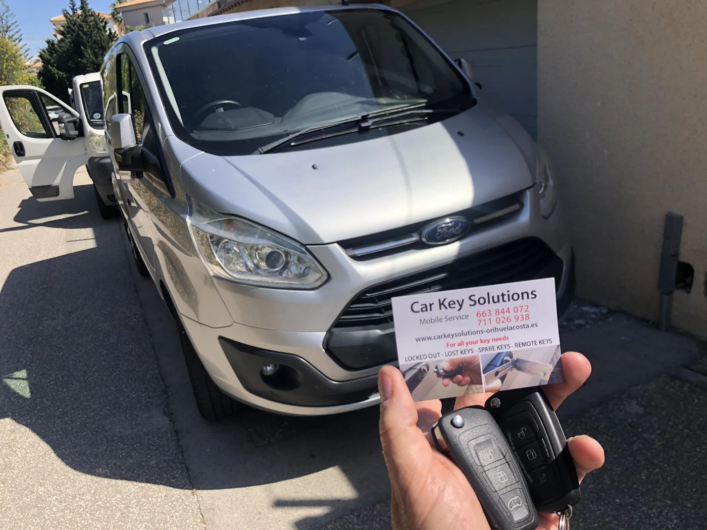 Ford Transit remote key